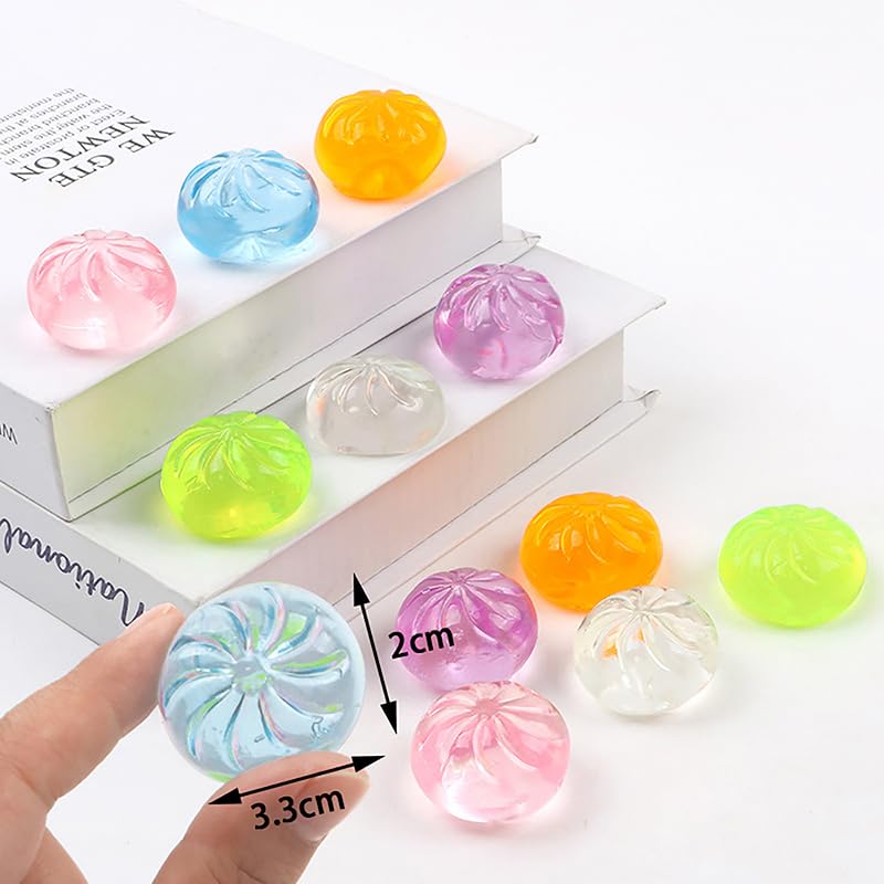 Amazon.co.jp: 透明 キューブ スクイーズ おもちゃ TPR 透明キューブ