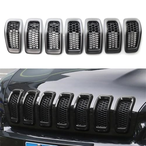 Calandre voiture calandre avant inserts gril Cherokee 2014-2018 - 2