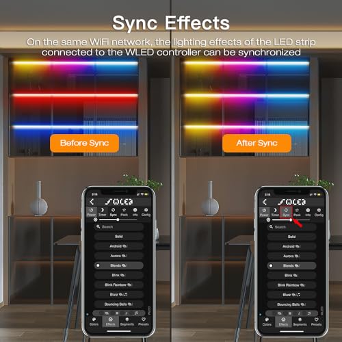 Image of GLEDOPTO ESP32 WLED LED Strip Controller with Mic Microphone Music Dynamic Mode RGB IC DIY Lighting App Easy Wiring for WS2811 WS2812 SK6812 TM1814 WS2813 WS2815 Addressable FCOB Strip Light
