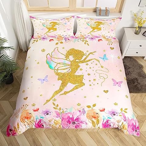 Magical Girl Bedding Set with Pillow Cases Cover