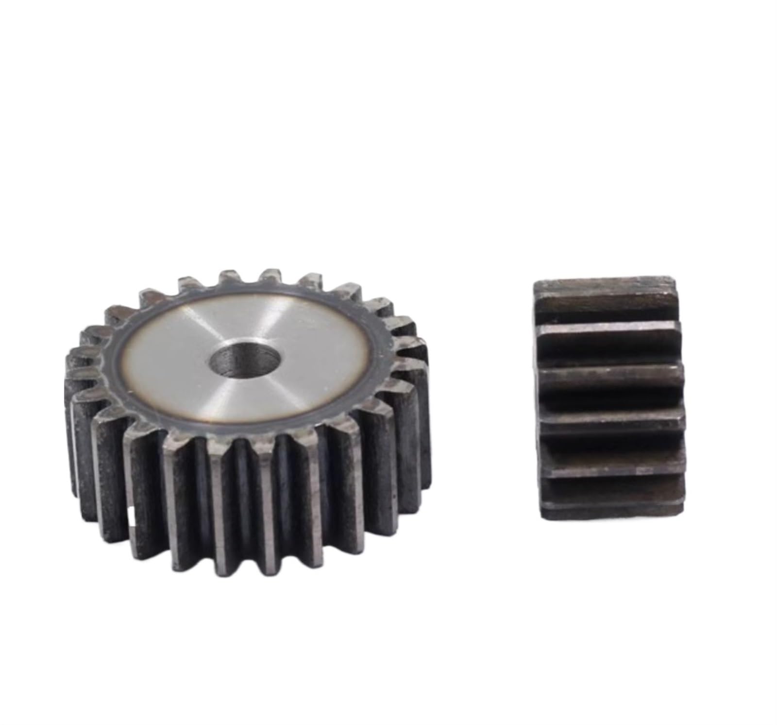 Bevel Gear Pinion Hardware Mechanical 1pcs 2M Plane Gear 10T/11T/12T Carbon Steel Cylindrical Gear Height 20 High Frequency Quenching Teeth(2m11t)