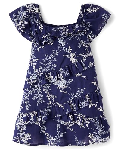 Image of Gymboree Girls' and Toddler Short Sleeve Tiered Dresses