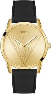 GUESS Round 42mm Champagne Dial Analog Men Watch - GW0957G2