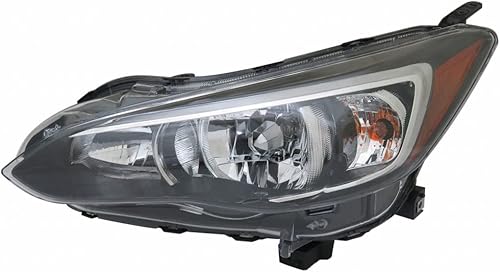 KarParts360 Para Subaru Impreza Conjunto de faros delanteros 2017 18 19 20 21 2022 lado del conductor con bombillas certificado DOT para SU2502160