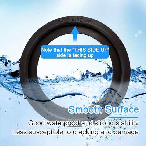 Image of kingsea 385311658 RV Toilet Seal Kit Replacement for 300 /310 /320 RV Toilets Series Pedal Flush Toilets Compatible with Marine Toilet Flange Seal