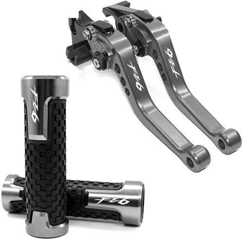 Para Yamaha FZ6 FZ 6 FAZER 2004-2010 Empuñaduras de motocicleta Manillar CNC Aluminio Ajustable Palancas de Embrague de Freno (Color G) disponible en Yaxa Mexico