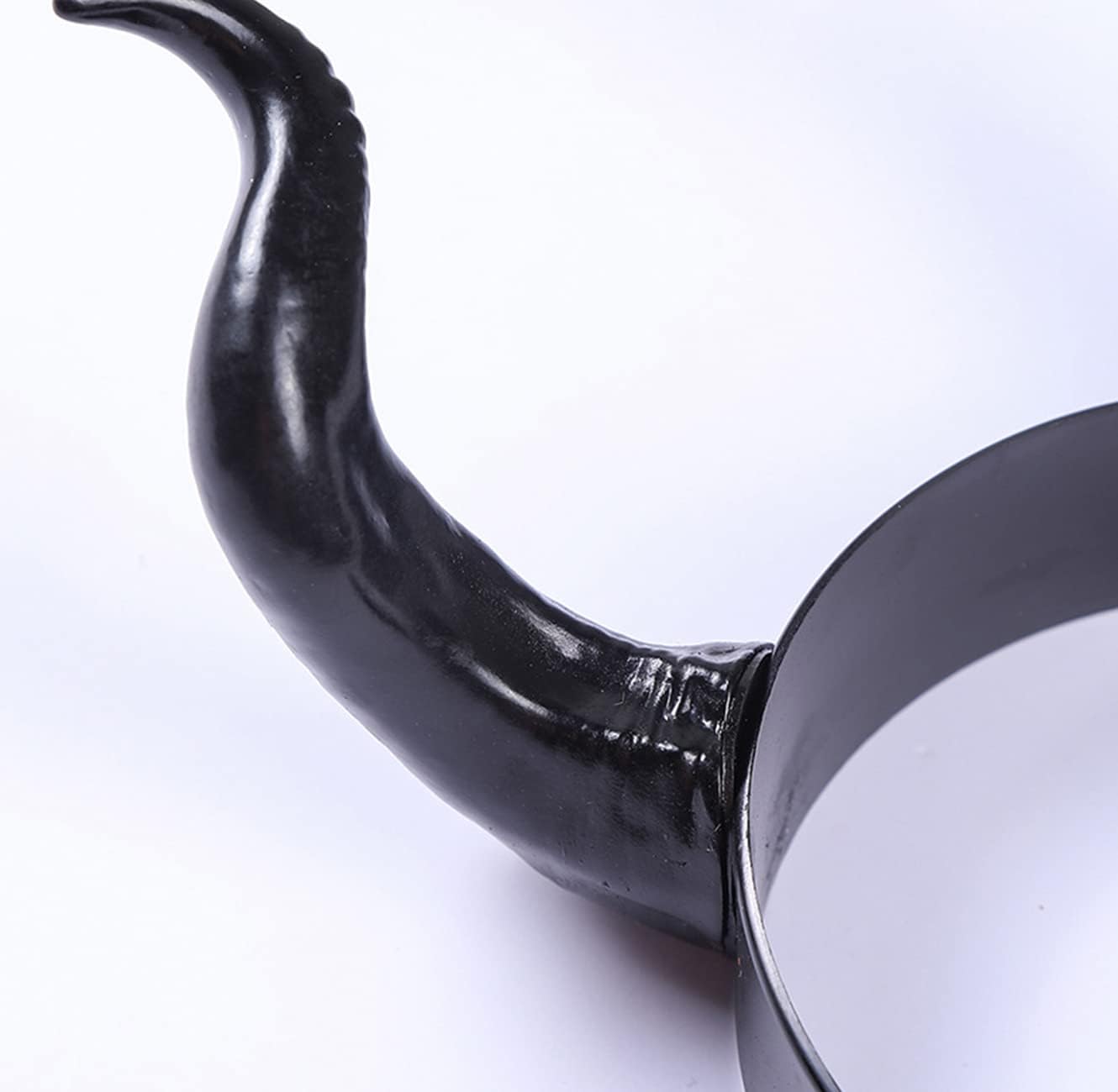 L'VOW Gothic Maleficent Horns Headband Headpiece Maleficent Ears Headdress Halloween Cosplay Costume Accessories - Image 8