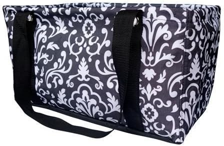 No Logo Medium Utility Tote Organizing Laundry Beach Bag Black Parisian