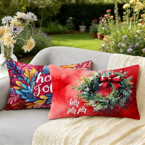 Housse de coussin 40x80 imperméable avec zip invisible