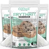 GiDeli Erythrit 3kg kalorienfreier Kristallzucker lebensmittel Ersatz als Vegane & zahnfreundliche...