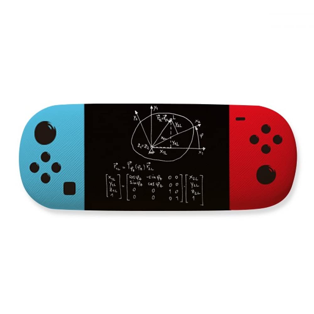Étui de rangement pour lunettes de jeu Math Knowledge motif créatif