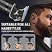 Ufree Mens Beard Trimmer, Zero Gapped T Blade Liners, Cordless Hair Clippers, Electric Razor Shavers for Men, Grooming Kit for Hair Cutting, Gifts for Men(Black)