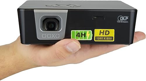Miniatura 1 de AAXA Technologies HP-P6X-01 DLP Proyector - 169 - Negro, gris