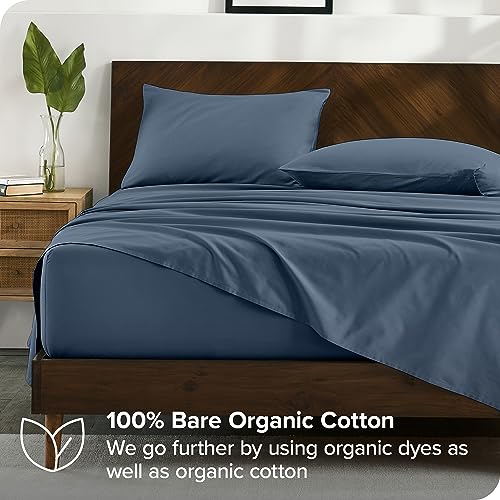 Bare Home Organic Pillowcase Set Standard Size Pack Of 2 Bering Sea - Image 5