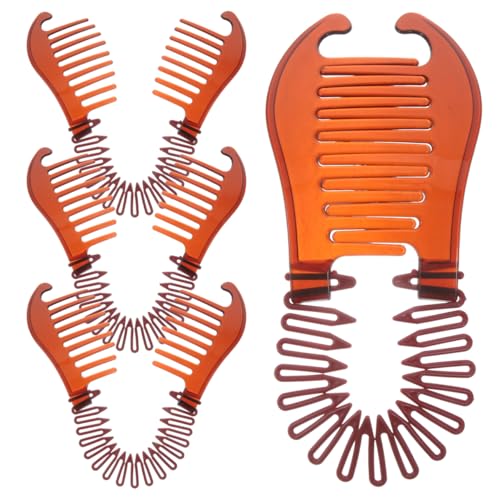 FOMIYES 4 Piezas Pinzas de Plástico para Peinado Trenzado miniatura 1