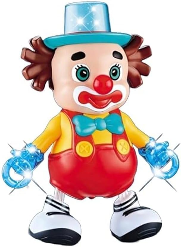 PNJB Dancing Clown, Bringing Joy and Creating Cherished Memories, Simple Battery Operation, Twirls, Spins, And Grooves, Promoting Independence And Interactive Play,