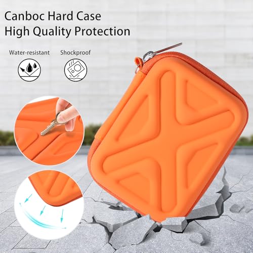 Maleta protectora para cámara digital color naranja miniatura 6