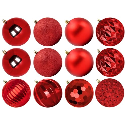 Benjia Weihnachtskugeln Groß Aussen, Extra Bruchsicheres Outdoor...