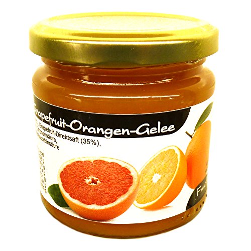 Fruchtaufstrich Grapefruit-Orange von LaSovli | ohne Zusatz von Zucker | nur mit Xylit | 70% Fruchtanteil (mehr als Marmelade / Konfitüre) | 200 g Cover