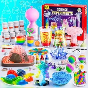 110 Lab Experiments Science Kits for Kids – STEM Projects Educational Scientific Toys for kids 6 7 8 9 10 12 Years Old, Christmas Birthday Gifts for Boys and Girls, Chemistry Set, Learning & Education