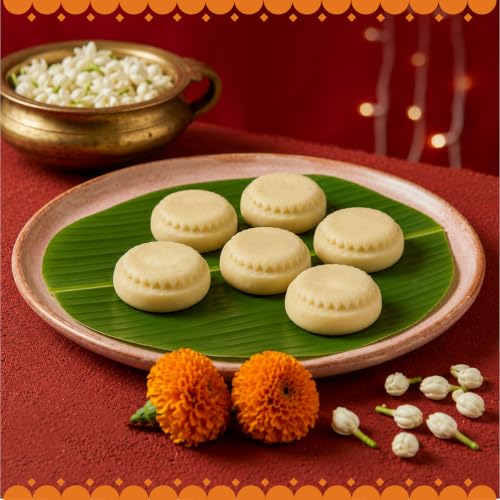 Image of GO DESi Shagun Pack, Milk Peda, 80 grams, Indian Sweet mithai | Shagun Pack Milk Peda