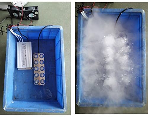 Miniatura 5 de Beacon Pet Alta calidad 220 V 10 cabeza ultrasónico niebla fabricante nebulizador refrigerado por aire con transformador impermeable