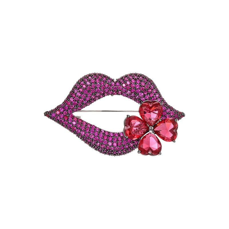 Image of Brooches And Pins For Women Fashion Elegant Flower Broches Lady Costume Jewelry Brooch Pins