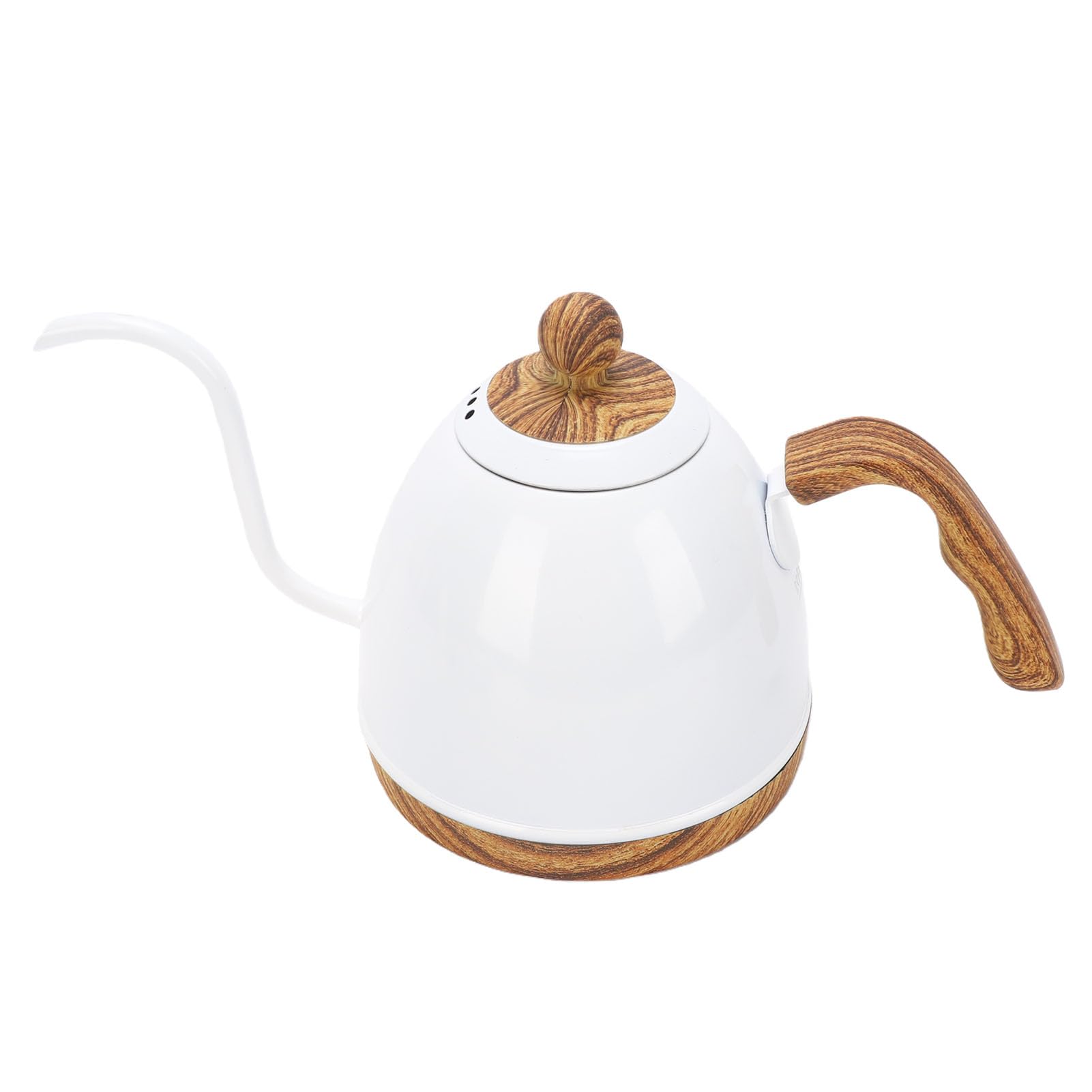 Yinhing Bollitore Elettrico per caffè a Collo di Cigno da 600 Ml Versamento con Controllo della Temperatura in Acciaio Inossidabile 304 per caffè, tè, Spina Europea (Spina europea 220V)