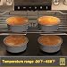 KEYFIVE 2-Pack 7 Inch Silicone Round Cake Pans - Air Fryer & Oven Safe, Non-Stick Baking Molds