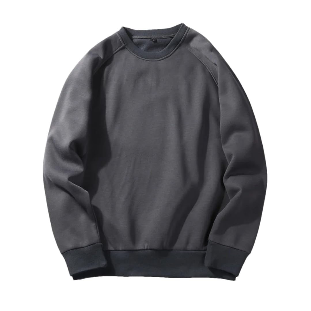 Męskie bluzy jednolity kolor top polarowy sweter sweter na bluzę