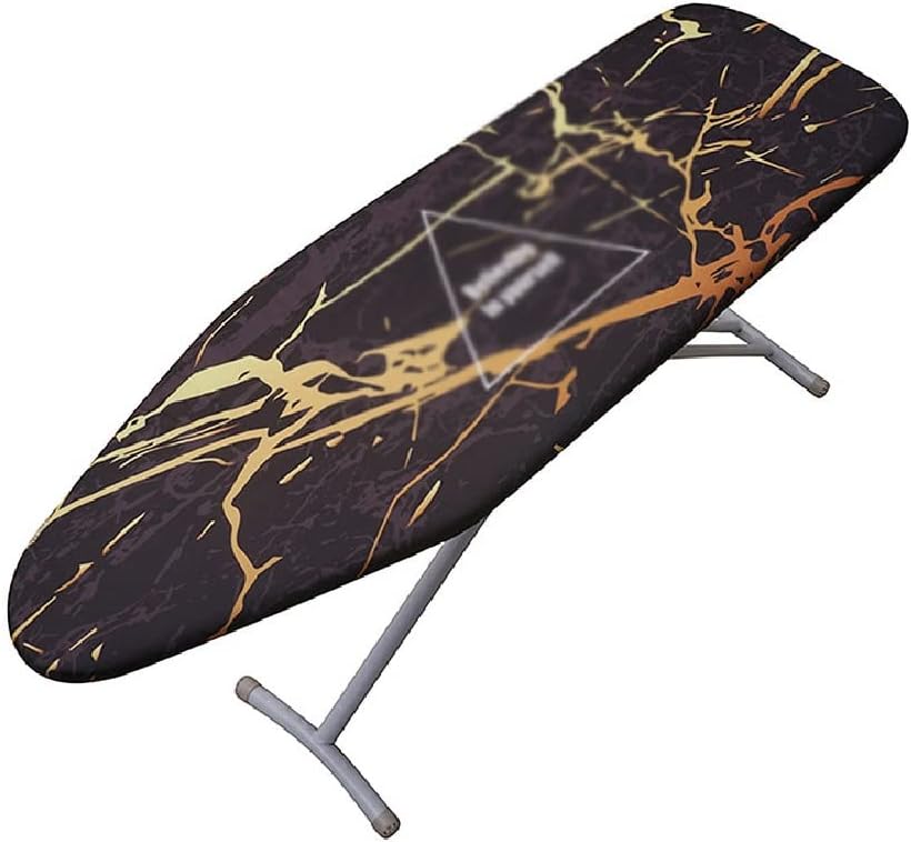Ironing Board Cover Marble Cloth Printing Ironing Board Cover Protection Non-Slip Thickening Household Cleaning Tools (Color : Style 1)
