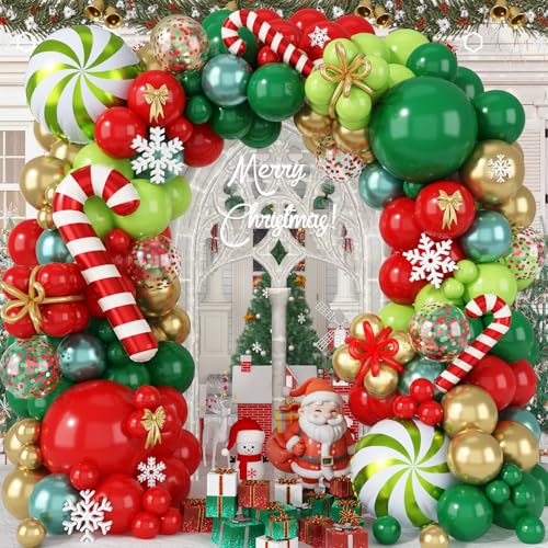 Arche de ballons de Noël kit complet pour réussir sa déco festive sans stress