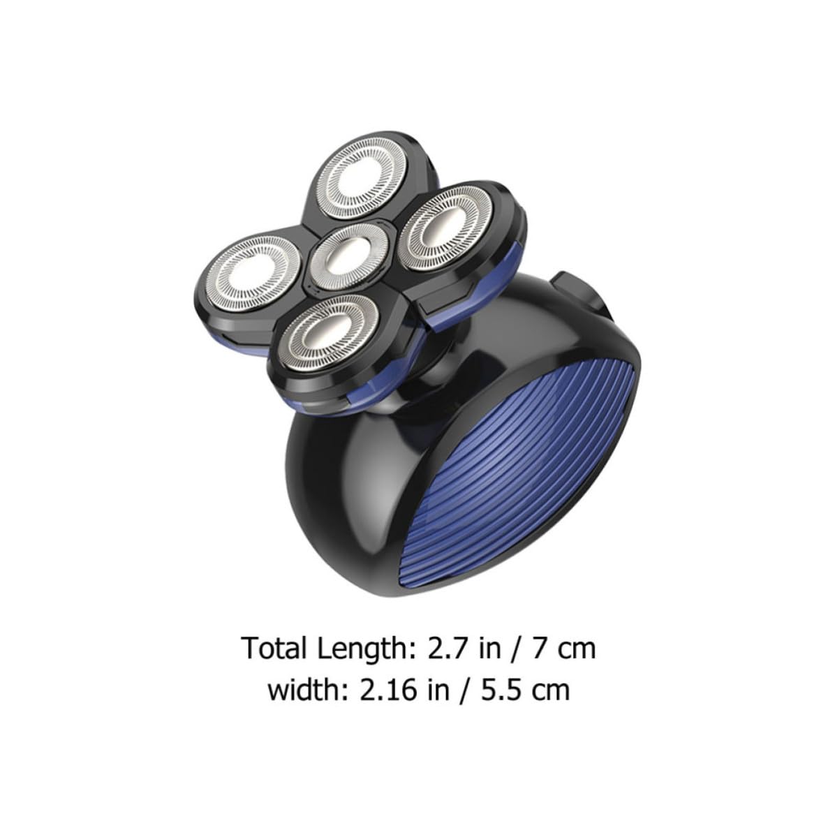 Rasoio Elettrico Barba e Chioma Uomo 5 Lame Galleggianti, Multifunzionale Usb, Resistente All'acqua Ipx5, Macchina per Rasatura Portatile in Abs
