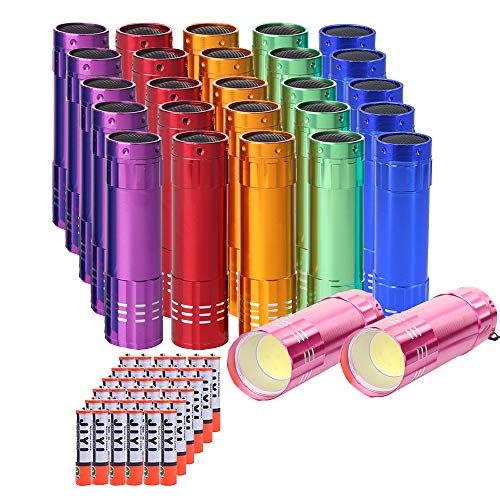 Whaply Mini Small LED Flashlights Pack of 30, New Type Cob Light Flashlight