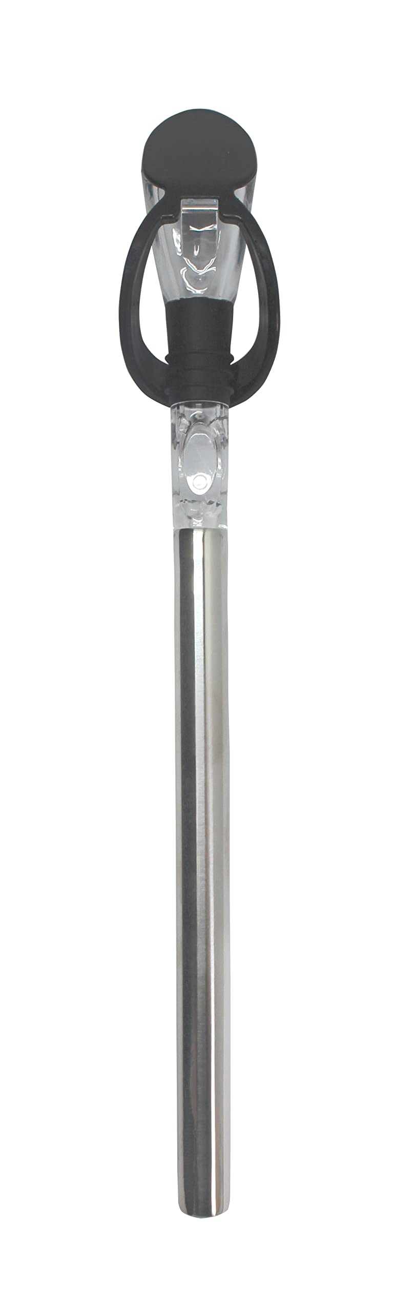 Grunwerg Wine Chill Stick with Stopper & Pourer WCS-3037, Drink a Cold Glass of Wine Every Time, Stainless Steel, Silver