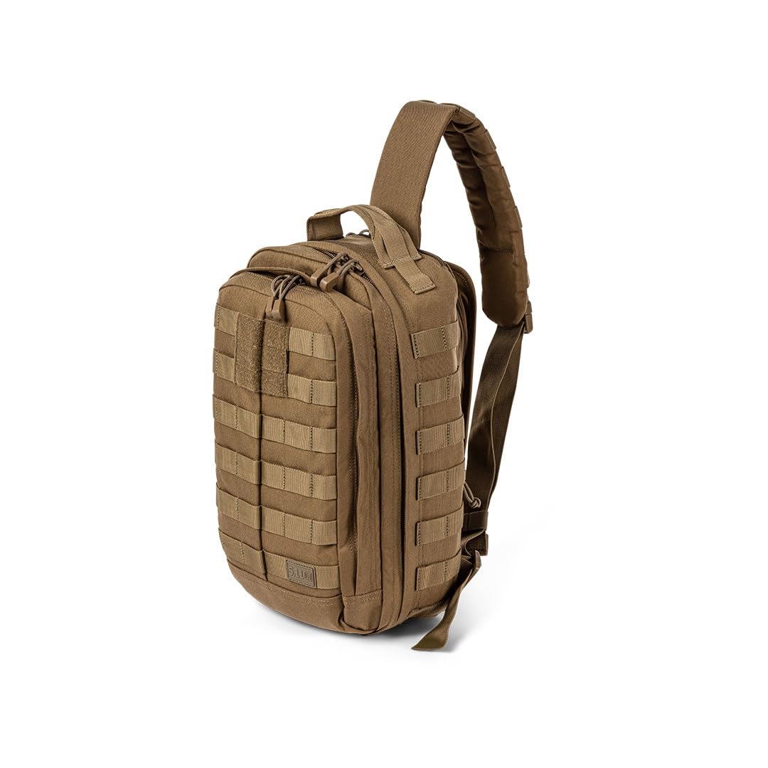 5.11 Tactical Unisex RUSH MOAB 8 Sling Pack, 13 Liter Capacity, Style 56810, Kangaroo, One Size
