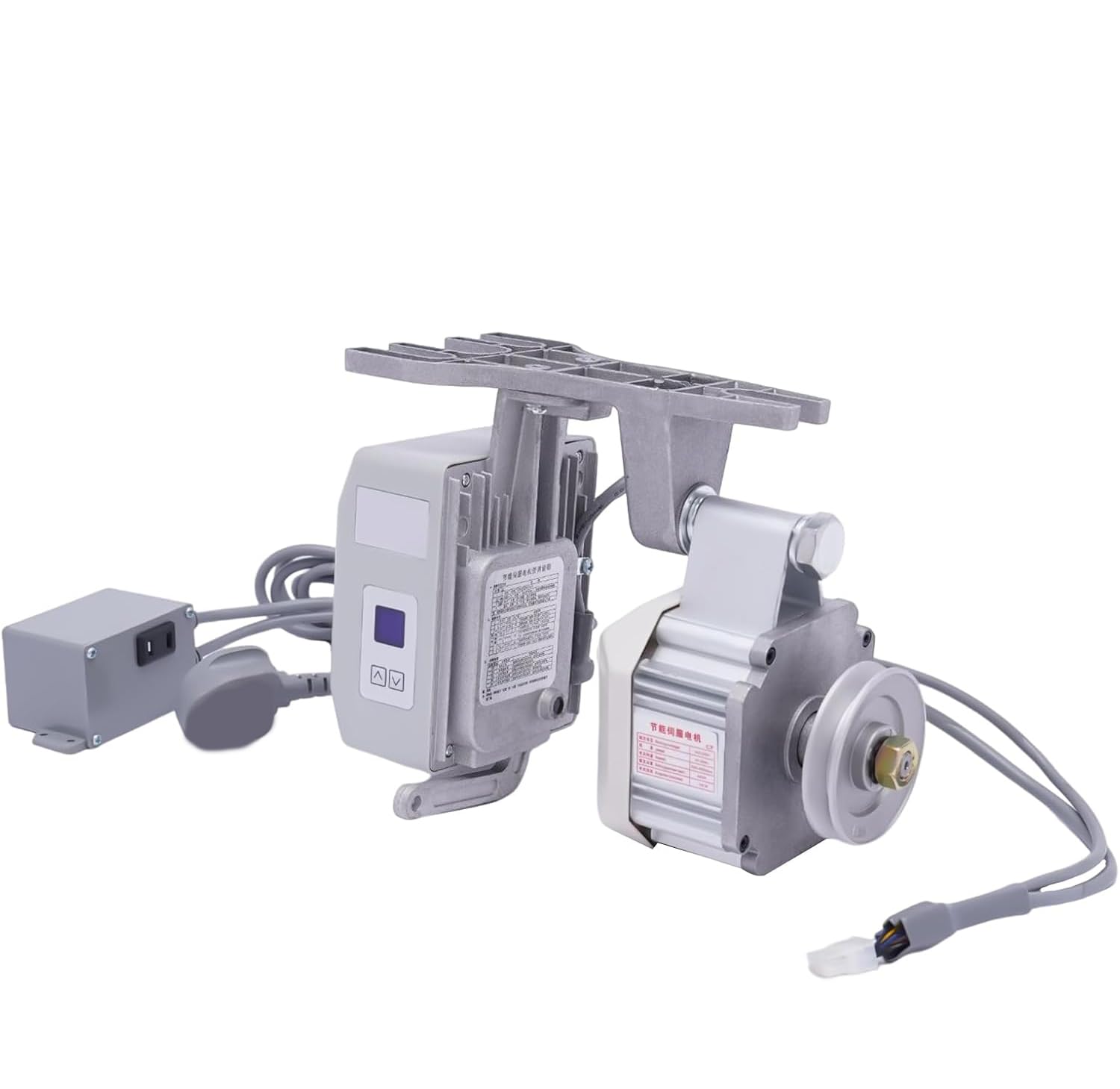 Servomotore brushless da 550 W per macchine da cucire industriali, 200-6000 giri/min, funzionamento silenzioso con display a LED.