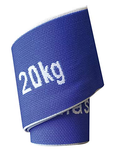 Kit com 4 Faixas Elásticas Mini Band Pilates ElastiRing Sveltus