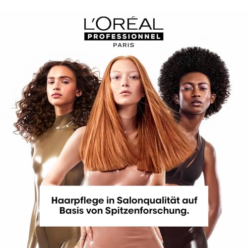 Foto von L'Oréal Professionnel Anti-Gelbstich Haarshampoo für weißes, graues & blondiertes Haar, Violett-Pigmente, Serie Expert, Silver Shampoo, 500 ml