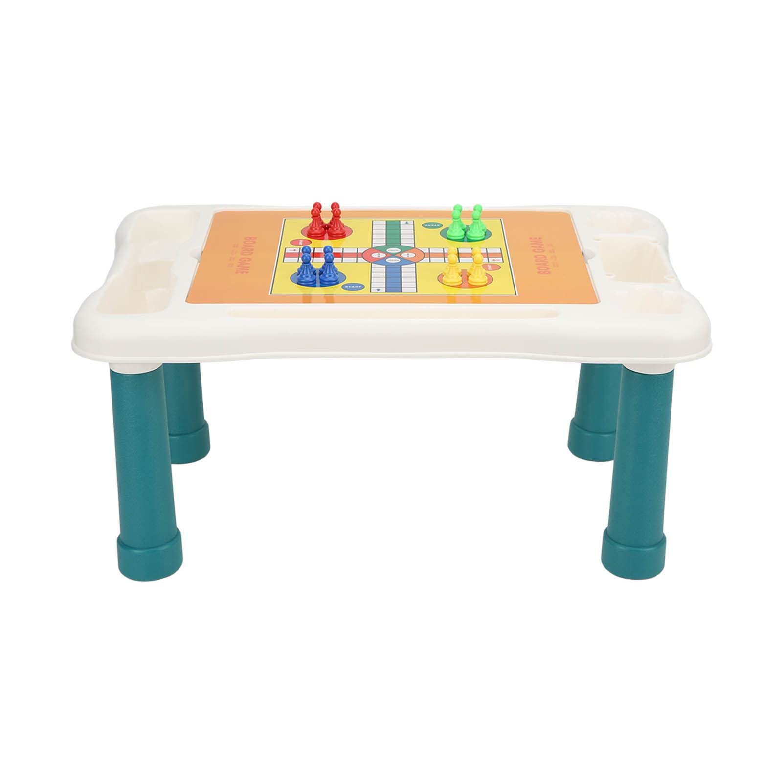 Set di Giochi da Tavolo 8 in 1 con Giochi Classici per Divertimento in Famiglia Tavolo Portatile per Bambini 3+ Plastica di Alta qualità