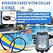 6-Pcs R0586300 Large VITON Collar O-Rings Fits for The Zodiac Nature 2 Fusion,Fusion Soft,Inground,Vision Aboveground,Vision Pro Above Ground,Chlorinator O Ring Replacement Kit