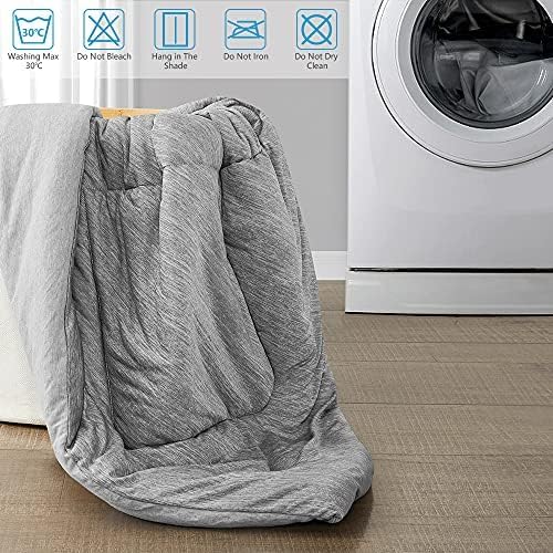 Luxear Edredón Fresco de Verano, Fibra Refrigerante ARC-Chill | Q-MAX 0,5, 2 en 1 Doble Cara para 4 Estaciones, Suave y Transpirable