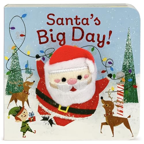Image of Santa's Big Day Finger Puppet Christmas Board Book Ages 0-4 (Finger Puppet Board Book)