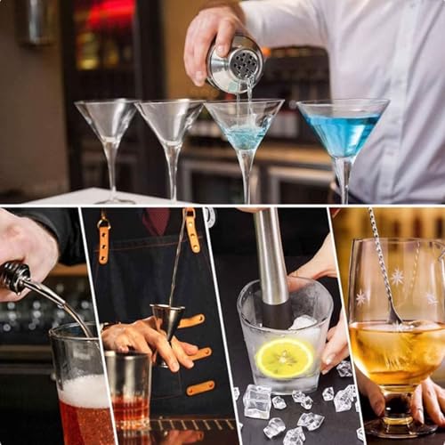 Set Bartender 23 Piezas Acero Inoxidable con Coctelera 750 ml miniatura 4