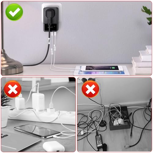 40 Piezas Clips Transparentes para Cables, Sujetacables Adhesivos para Organización de Cables Bajo Escritorio miniatura 5