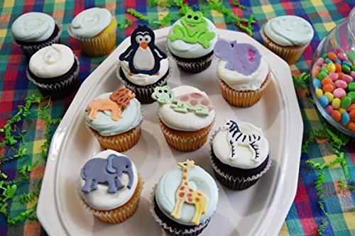 R&M International Party Animals, Set of 8 Stamper Set, Standard 2" (8-Piece, Silver