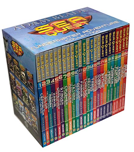 Sea Quest The Underwater Adventure Collection 24 Books Limited Edition Box Set by Adam Blade (Series 1-6)