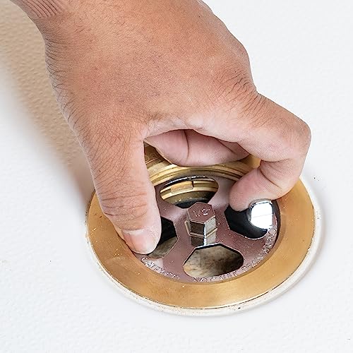 Clé de vidange de douche NO-CALK cardée pour serrage de bonde - 5