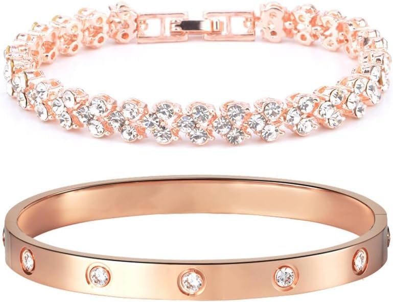 ❤【Regalo Perfetto】 Il set di braccialetti Dainty può essere inviato ai tuoi amici parenti in festival, è un regalo ideale per le donne e le ragazze adolescenti. È anche perfetto per tutti i vestiti e tutte le occasioni. Per esempio, Festival speciale, matrimonio, festa, fidanzamento, spiaggia e vita quotidiana e così via.