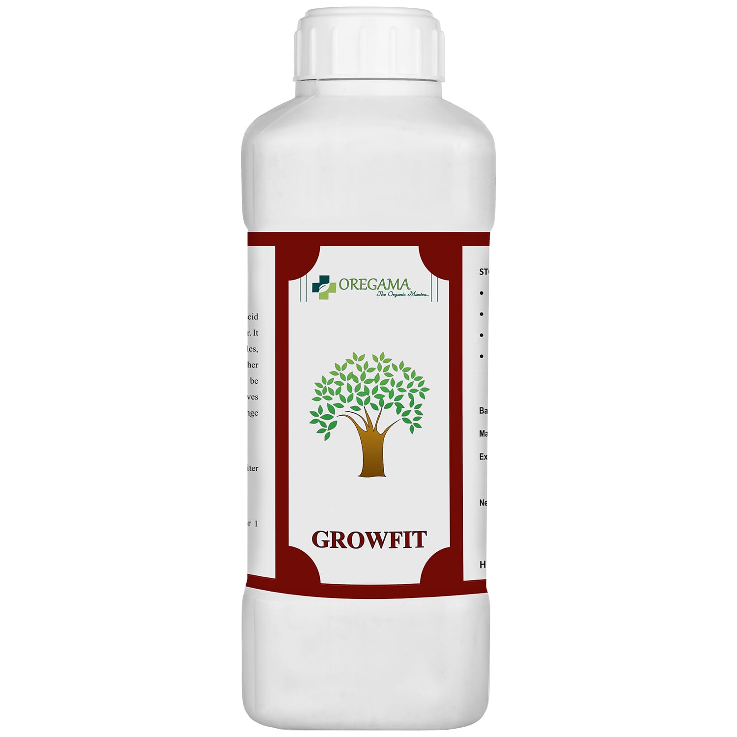 OREGAMA Growfit Bio Plant Tonic Essential Amino Acids for Home Farm Garden Plants (Liquid, 500 ml)